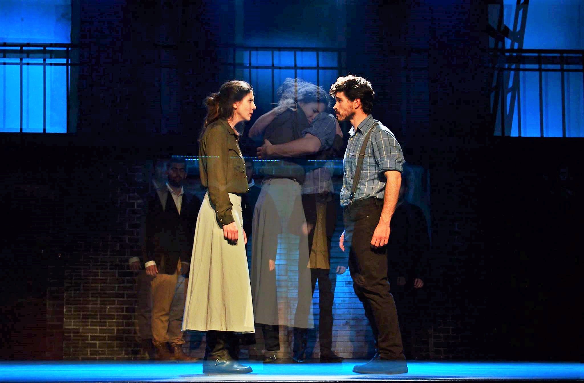 As Elizabeth Proctor in The Crucible with actor- Nikos Spiridonos