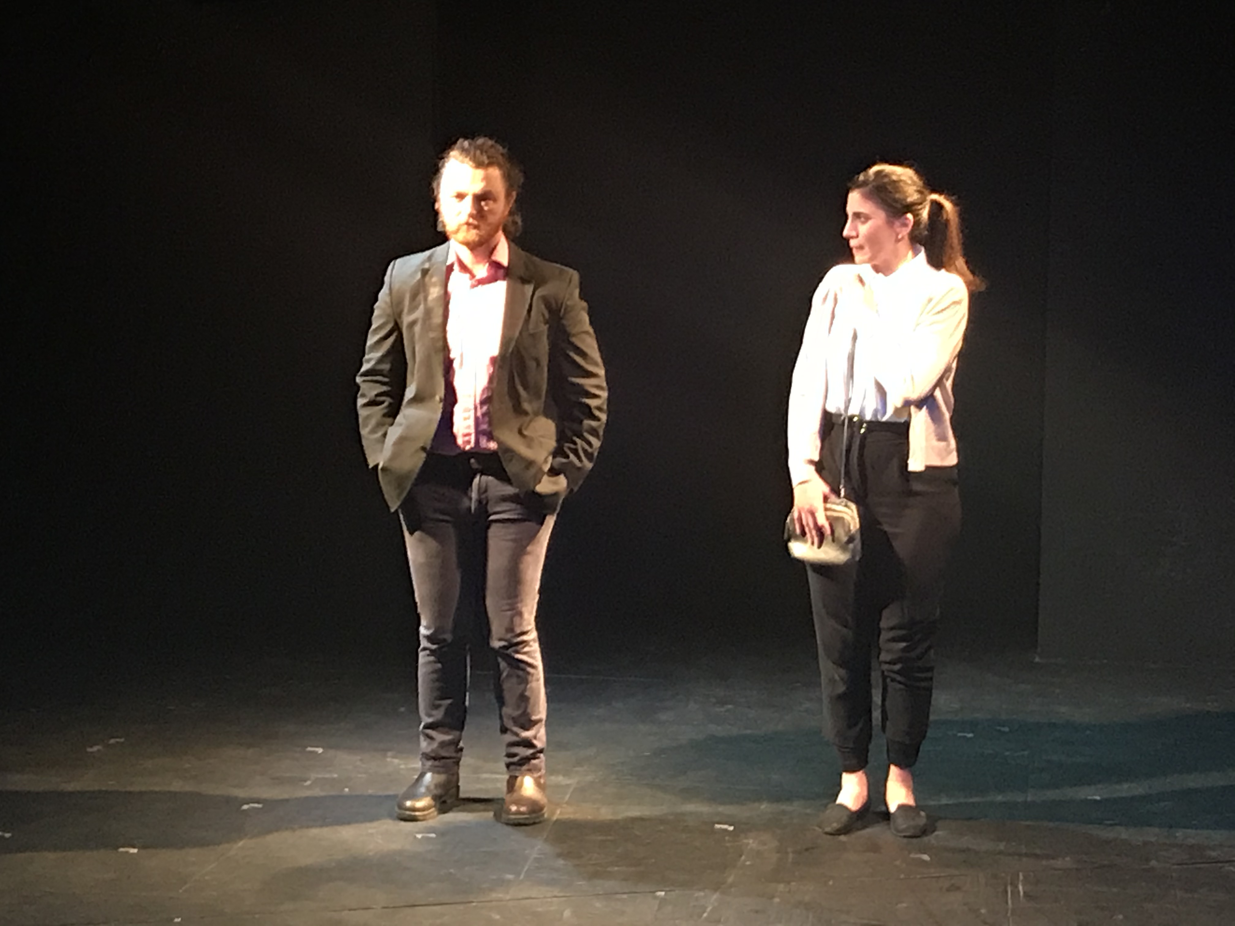 As Julie in the Sabbath elevator with actor- Billy Higgins